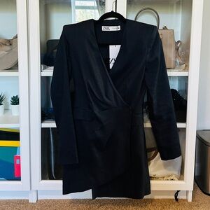 Zara linen mini dress